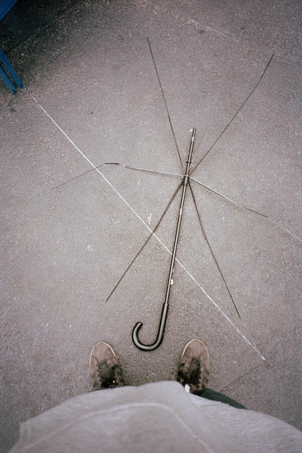 Broken Umbrella, Vancouver, 2004